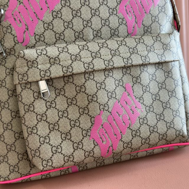 GG original fabric ophidia medium backpack 834466 pink