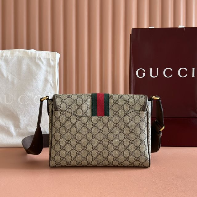 GG original fabric ophidia medium messenger bag 834467 brown