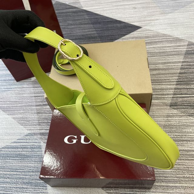 GG original calfskin jackie 1961 small shoulder bag 810232 green