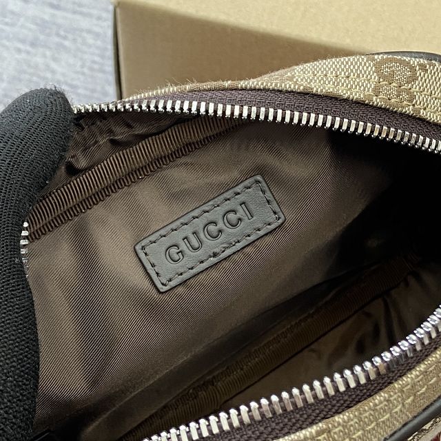 GG original canvas mini messenger bag 834268 brown