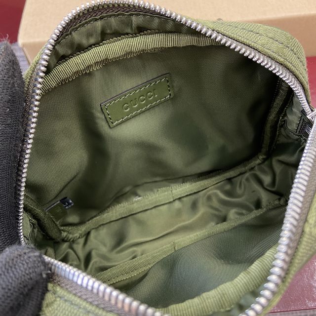 GG original canvas mini messenger bag 834268 green
