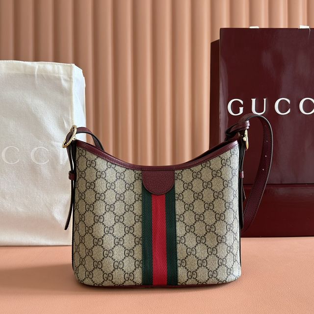 GG original fabric ophidia small shoulder bag 836872 bordeaux