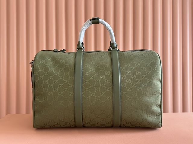 GG original canvas canvas medium duffle bag 834457 green