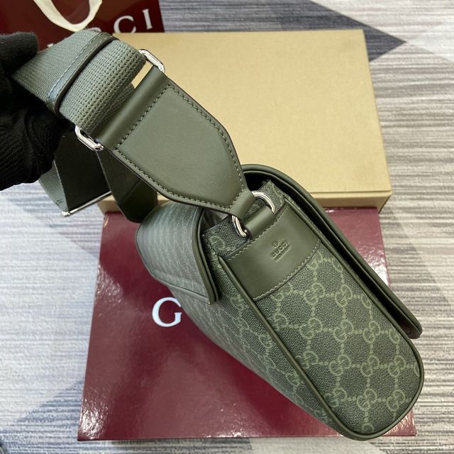 GG original fabric medium crossbody bag 792124 green