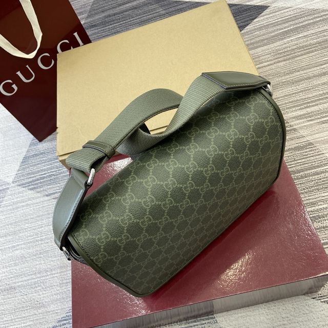 GG original fabric medium crossbody bag 792124 green