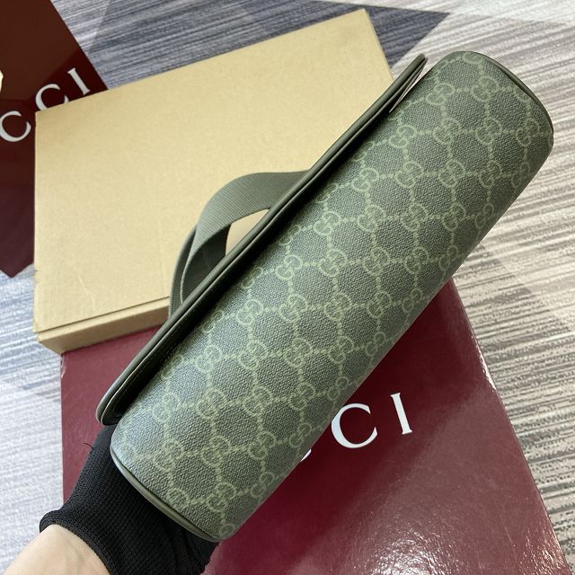 GG original fabric medium crossbody bag 792124 green