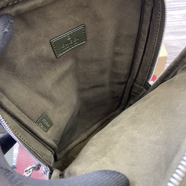 GG original fabric monogram small slingbag 822073 green