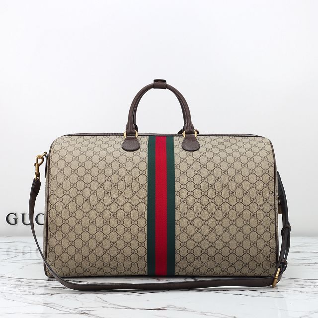 GG original fabric savoy large duffle bag 834458 brown