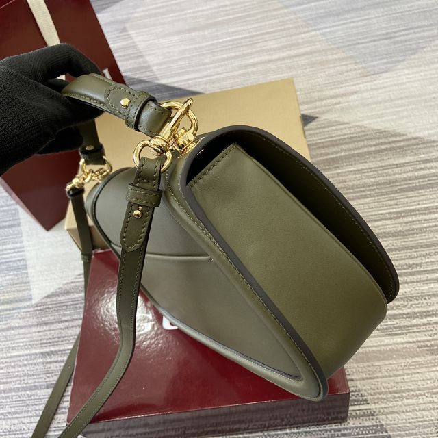 GG original calfskin blondie large top handle bag 815716 green