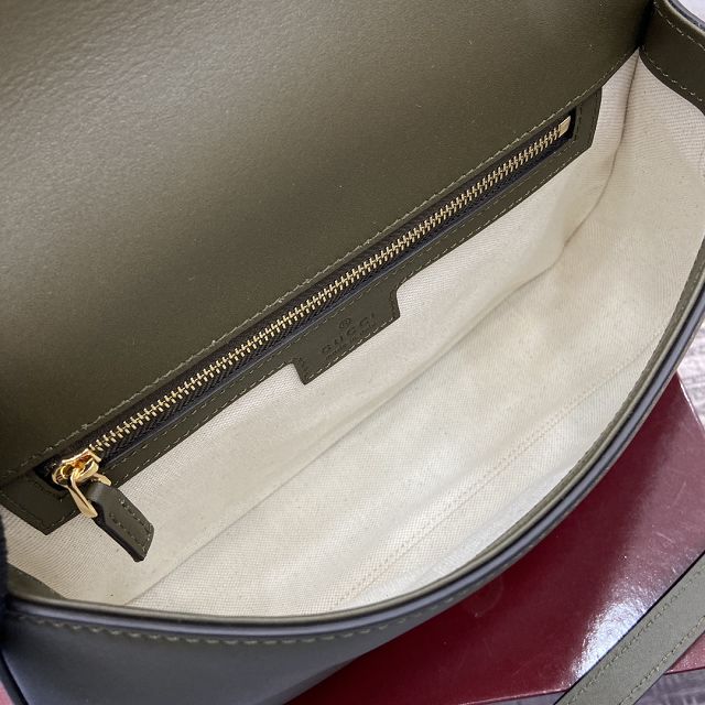 GG original calfskin blondie small top handle bag 815714 green