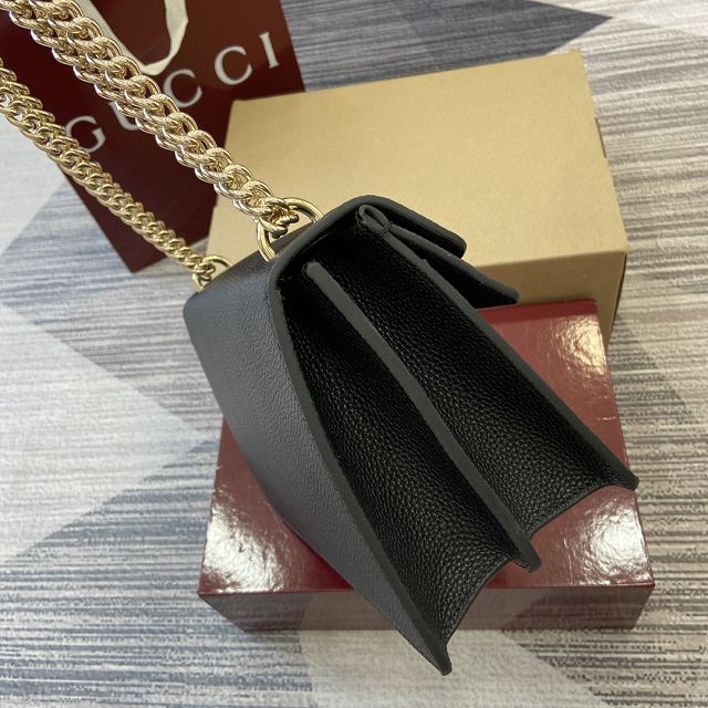GG original grained calfskin dionysus medium shoulder bag 795005 black