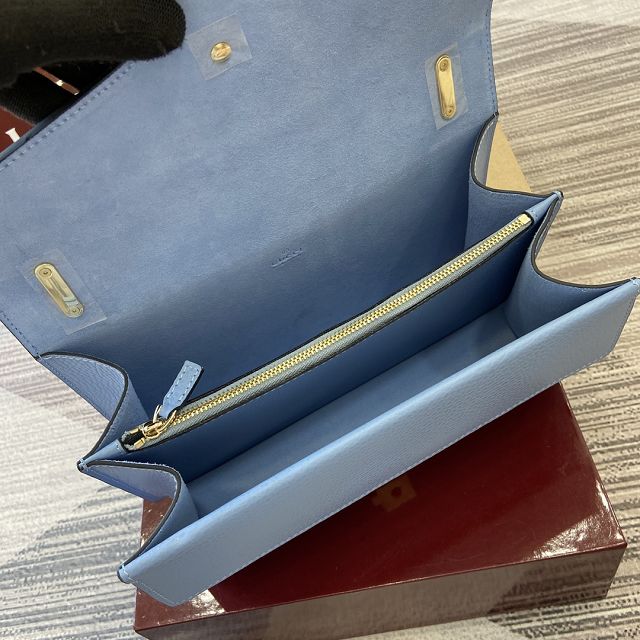 GG original grained calfskin dionysus medium shoulder bag 795005 blue