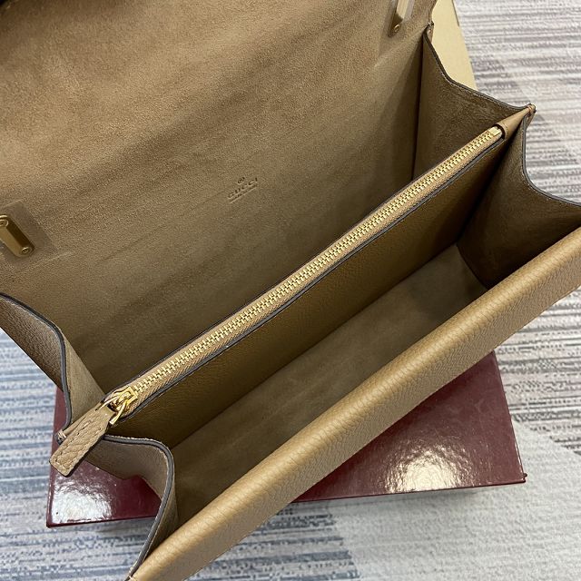 GG original grained calfskin dionysus medium shoulder bag 795005 coffee