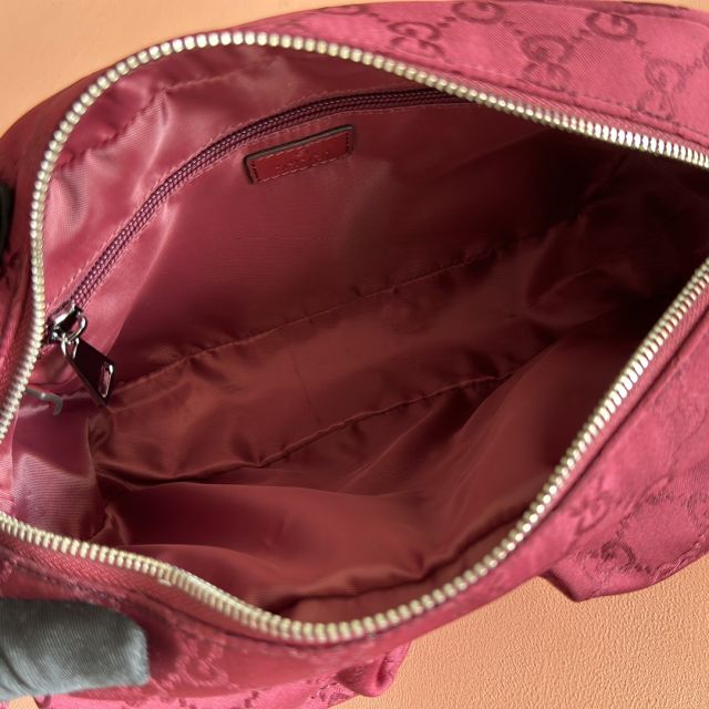 GG original nylon nexus small crossbody bag 834475 bordeaux