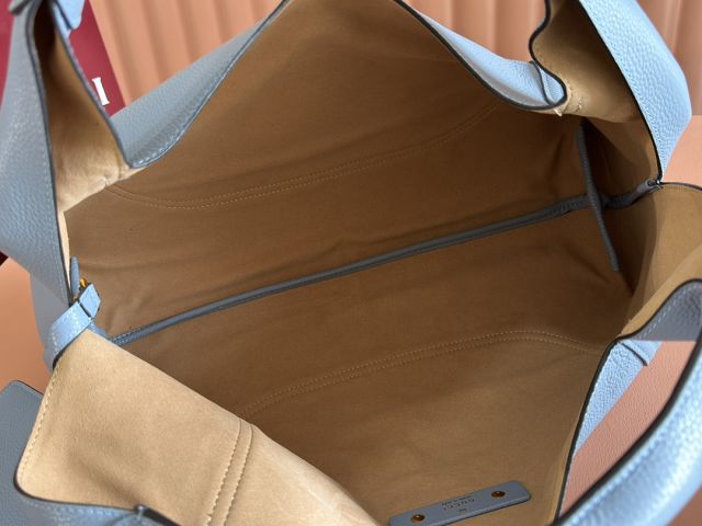 GG original calfskin softbit maxi shoulder bag 837466 light blue