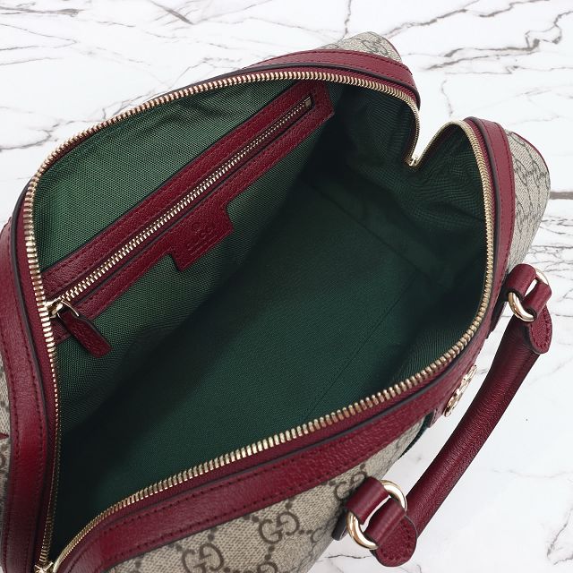 GG original fabric ophidia large boston bag 836824 bordeaux