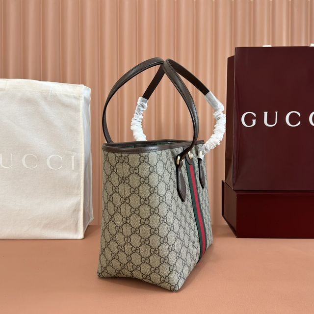 GG original fabric ophidia medium tote bag 836831 brown