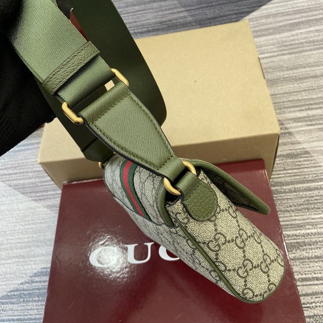 GG original fabric ophidia mini bag 838599 green