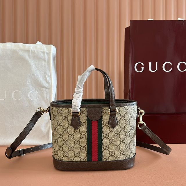 GG original fabric ophidia small tote bag 836848 brown
