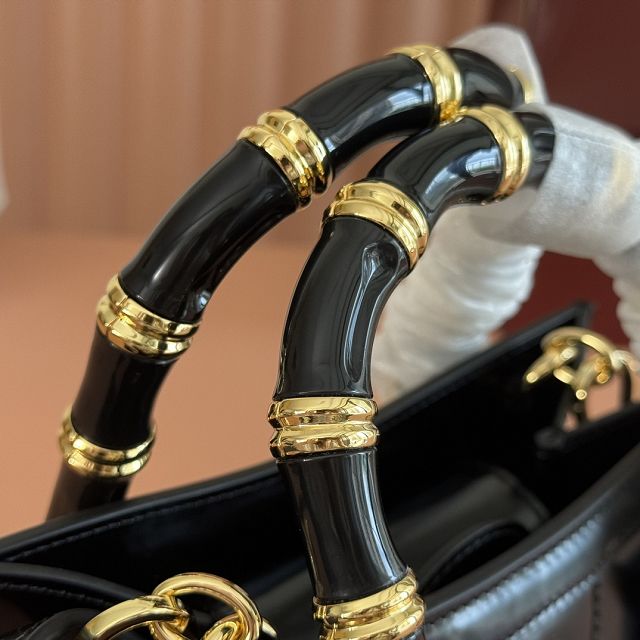 GG original calfskin diana small tote bag 832936 black