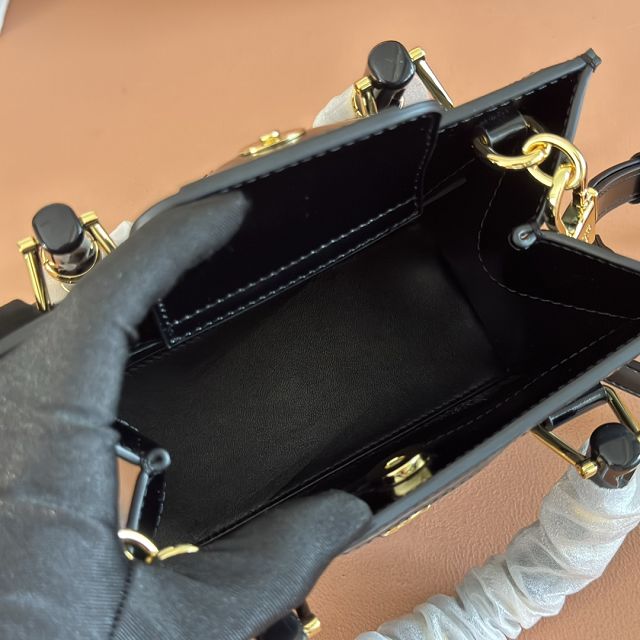 GG original calfskin diana small tote bag 832936 black