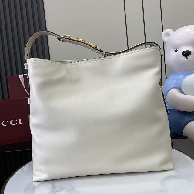 GG original calfskin beatrix large tote bag 850546 white