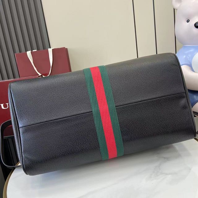 GG original calfskin savoy medium duffle bag 834460 black