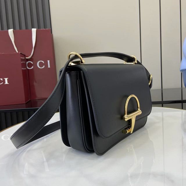 GG original calfskin siena small shoulder bag 846705 black