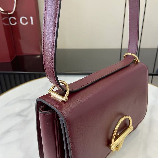GG original calfskin siena small shoulder bag 846705 bordeaux