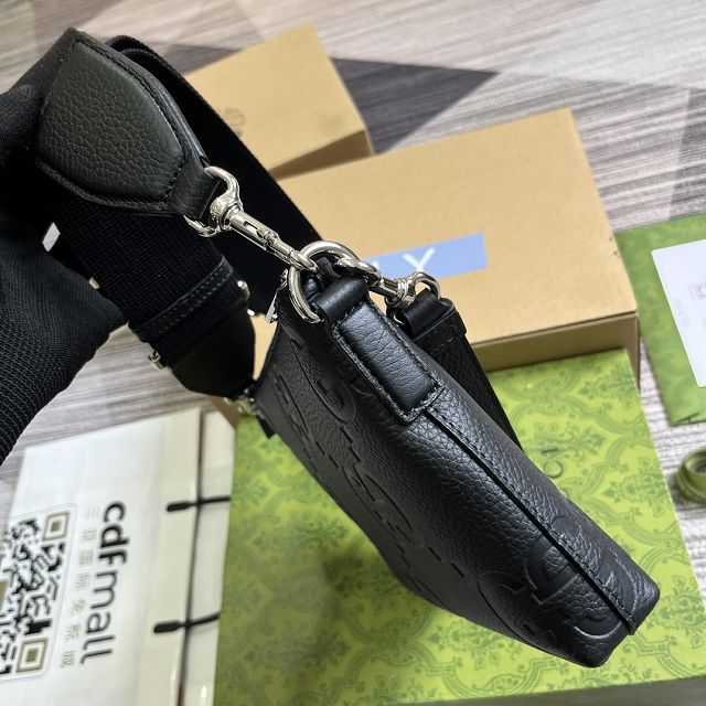 GG original calfskin small messenger bag 761747 black