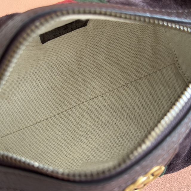 GG original suede ophidia mini bag 846869 dark brown