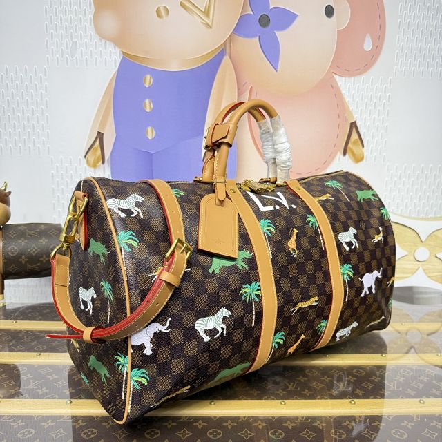 Louis vuitton origianl damier ebene keepall 50 N41416