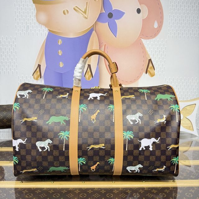 Louis vuitton origianl damier ebene keepall 50 N41416