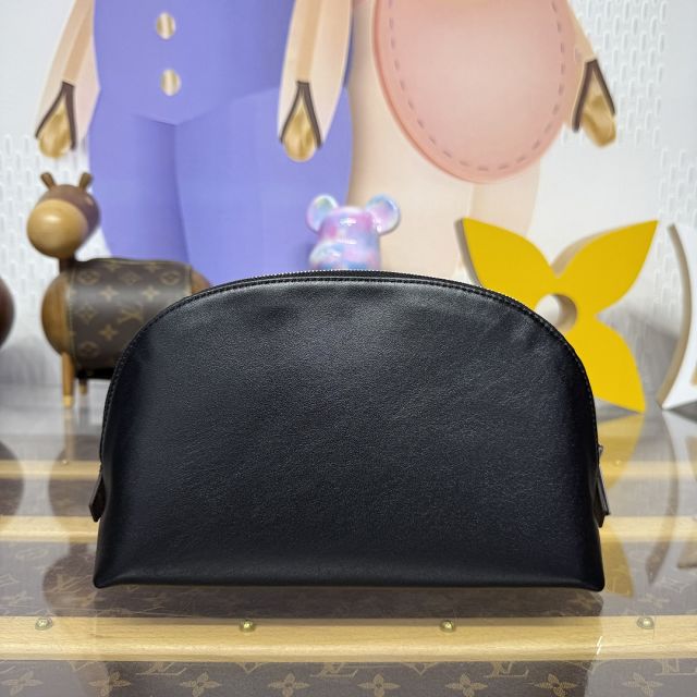 Louis vuitton original calfskin pochette cosmetique MM M15206 black