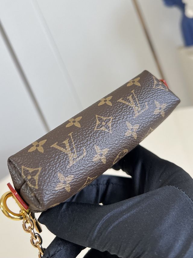 Louis vuitton original monogram canvas cosmetic lipstick pouch M25694 