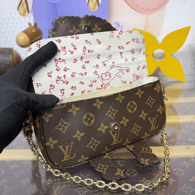 Louis vuitton original monogram canvas wallet on chain Ivy M15148