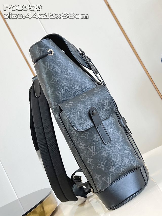 Louis vuitton original monogram eclipse christopher backpack MM P01959 