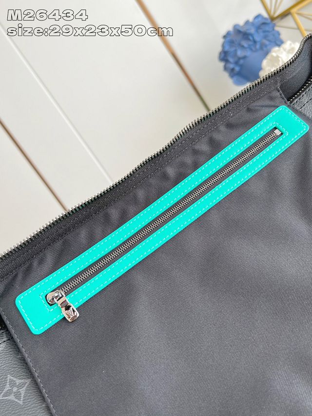 Louis vuitton original monogram eclipse keepall 50 M26434 blue