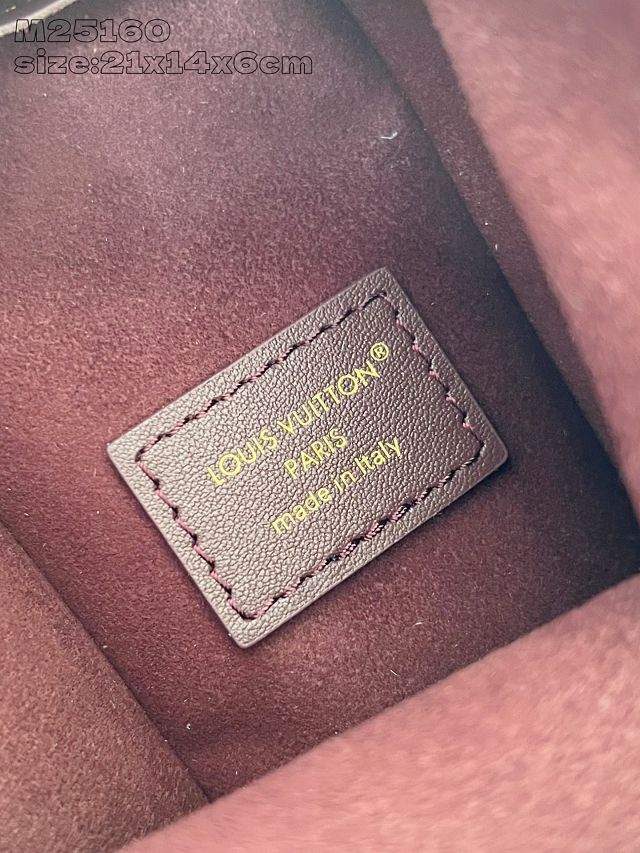 Louis vuitton original calfskin side trunk MM M25669 garnet