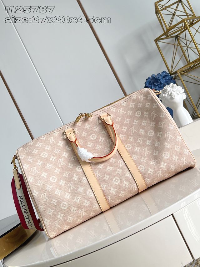 Louis vuitton original meowgram canvas keepall 45 M25787