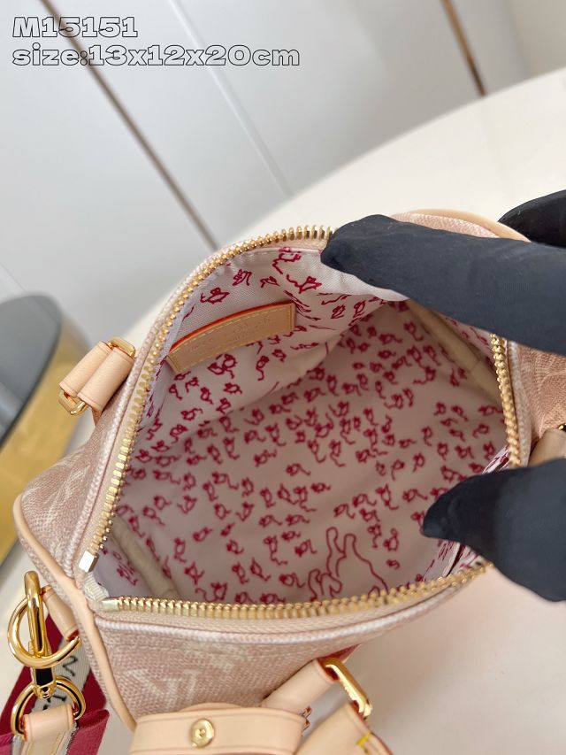 Louis vuitton original meowgram canvas speedy 20 handbag M15151