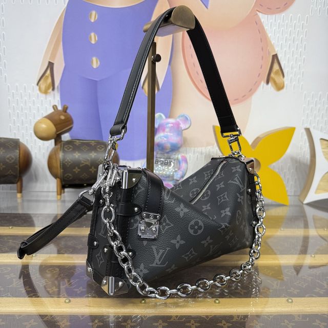 Louis vuitton original monogram eclipse side trunk east west M26226