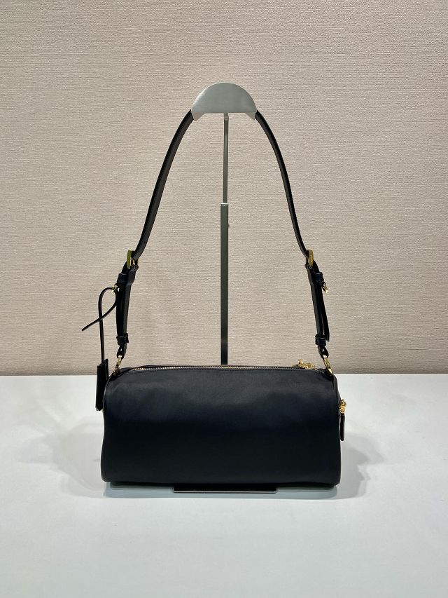 Prada original nylon boston shoulder bag 1BC233 black