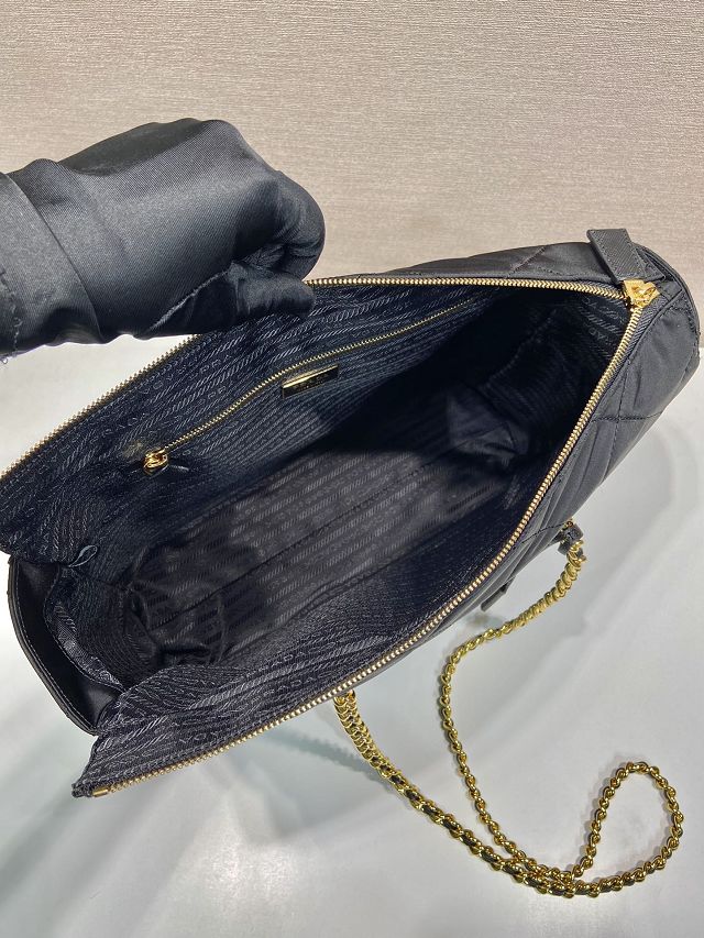 Prada original nylon large tote bag 1BG467 black