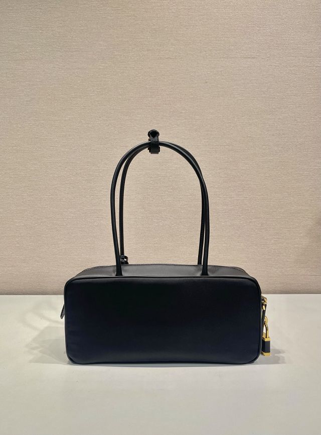 Prada original nylon small top handle bag 1BB133 black