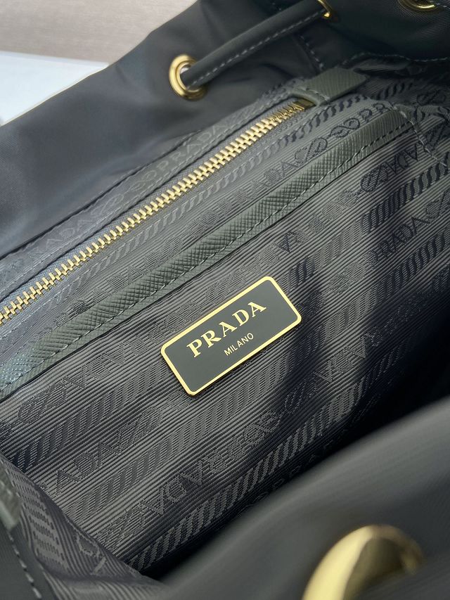 Prada original nylon medium backpack 1BZ081 grey