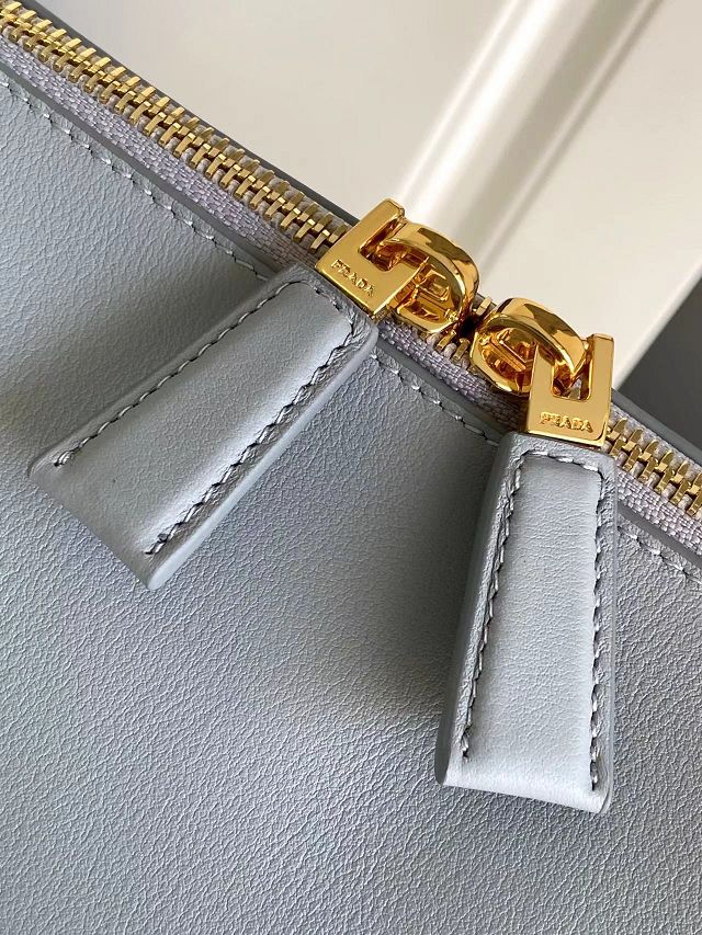 Prada original calfskin darling medium shoulder bag 1BA444 light blue