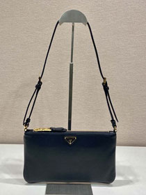 Prada original calfskin pouch 1BC238 black