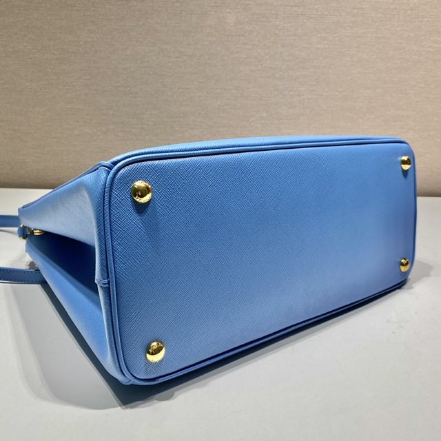Prada original saffiano calfskin galleria large bag 1BA274 blue