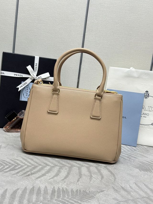 Prada original saffiano calfskin galleria medium bag 1BA863 apricot